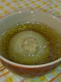 丸ごと玉ねぎの☆肉詰めスープ-レシピのメイン写真