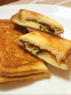 超簡単たらこのホットサンド(b・ω・d)-レシピのメイン写真