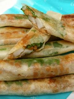 簡単!納豆ちくわ春巻~-レシピのメイン写真