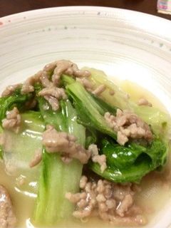 白菜とろみ蒸し煮☆和風そぼろあん-レシピのメイン写真