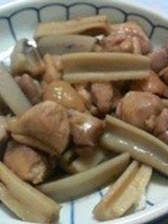 鶏肉とレンコンの甘辛煮-レシピのメイン写真