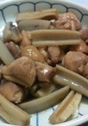 鶏肉とレンコンの甘辛煮-レシピのメイン写真