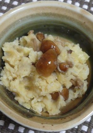 じゃがいもとなめこの和え物-レシピのメイン写真