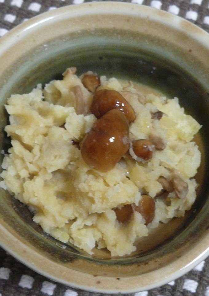 じゃがいもとなめこの和え物-レシピのメイン写真