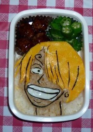 キャラ弁　サンジ-レシピのメイン写真