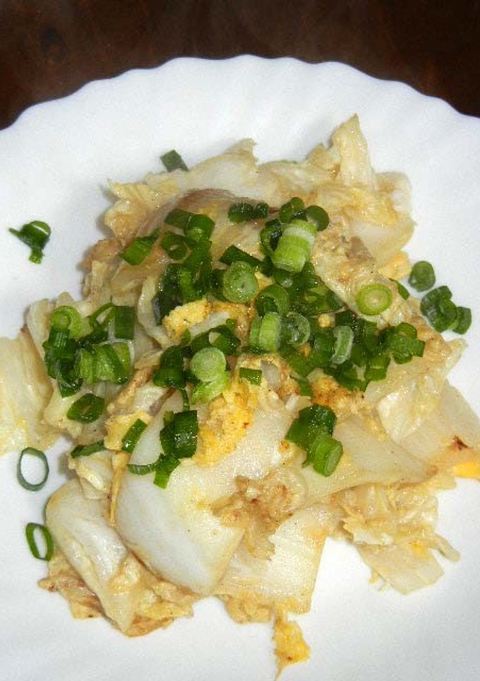 白菜の卵とじ-レシピのメイン写真