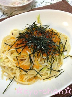 パスタ☆とびっことシラスのペペロンチーノ-レシピのメイン写真