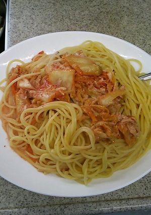 ＊簡単キムチパスタ＊-レシピのメイン写真