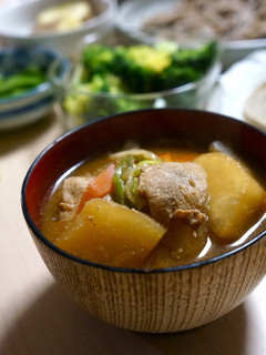 鮪切り落としと大根の味噌汁-レシピのメイン写真