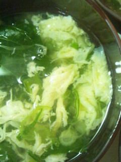 小松菜とたまごのお吸い物♪(かきたま汁)-レシピのメイン写真