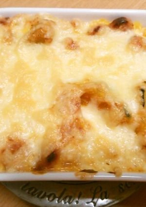 カボチャとソーセージのグラタン-レシピのメイン写真