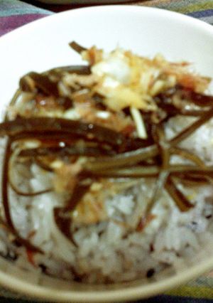 出汁取り昆布のご飯のおとも-レシピのメイン写真