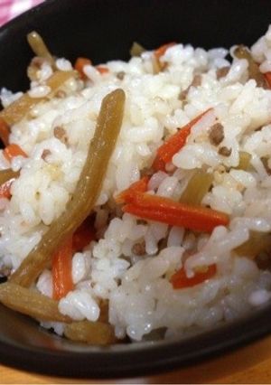 きんぴら☆リメイク☆混ぜごはん☆-レシピのメイン写真