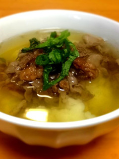 私の、牛肉茶漬け-レシピのメイン写真