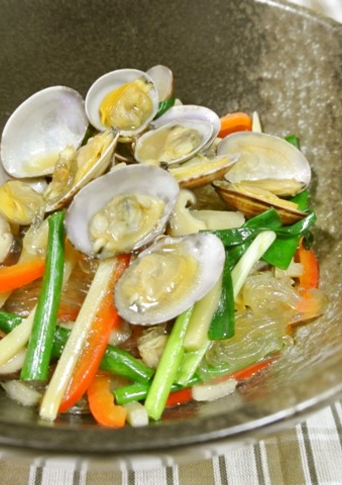 あさりと春雨の中華風炒め煮-レシピのメイン写真