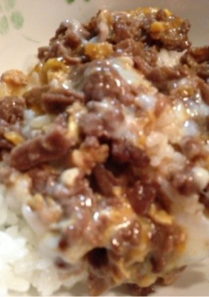 我が家の簡単牛丼 すき焼き風-レシピのメイン写真