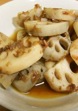 蓮根のカンタン土佐煮-レシピのメイン写真