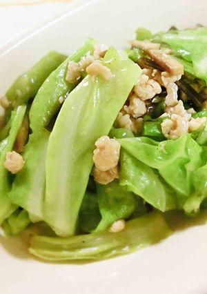 【万能！】椎茸の軸と昆布入り鶏そぼろ-レシピのメイン写真