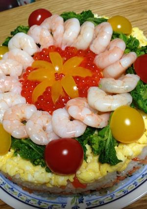 ひなまつり☆寿司ケーキ-レシピのメイン写真
