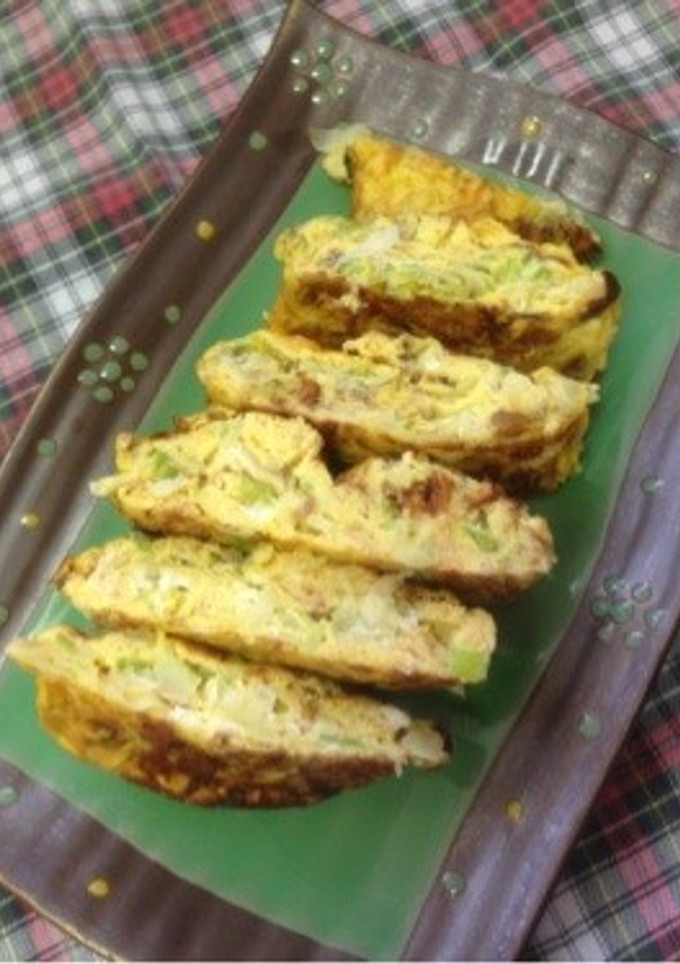 ネギたっぷり卵焼き-レシピのメイン写真