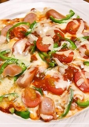 フライパンで超簡単！美味しい☆おもちピザ-レシピのメイン写真
