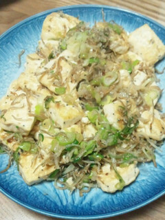 簡単♪豆腐とじゃこ炒め-レシピのメイン写真