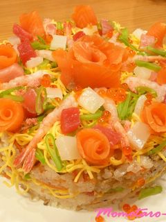 ✿ ひな祭り ちらし寿司ケーキ ✿-レシピのメイン写真
