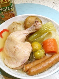 骨付き鶏肉ホロホロ♡圧力鍋で豪快ポトフ-レシピのメイン写真