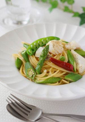 タラと春野菜の彩りパスタ-レシピのメイン写真