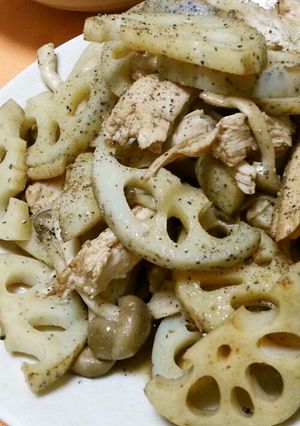 醤油麹鶏とレンコンのバルサミコ炒め-レシピのメイン写真