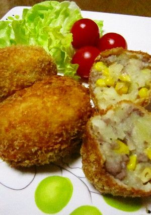 牛肉もコーンも一杯♥ころころ♪コロッケ！-レシピのメイン写真