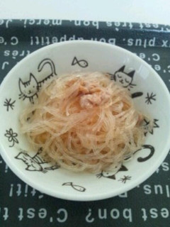 簡単♪ツナ春雨-レシピのメイン写真