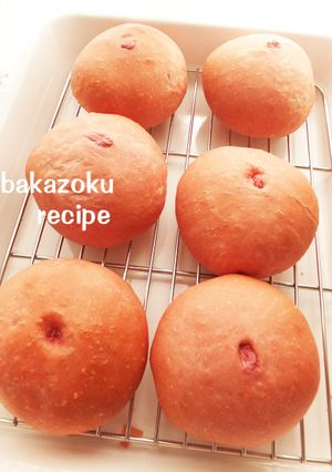 ＨＢ★春の桜あんぱん-レシピのメイン写真