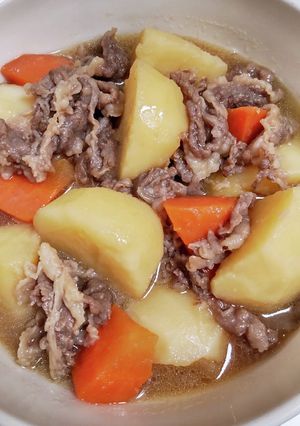 少なめ調味料なのに…しっかり味の肉じゃが-レシピのメイン写真
