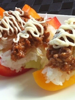 パプリカの焼き肉ライスサラダ-レシピのメイン写真