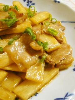 ✿豚バラと長芋のオイスターこってり炒め✿-レシピのメイン写真