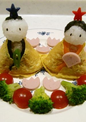 簡単＆かわいいお雛様ゴハン♪-レシピのメイン写真
