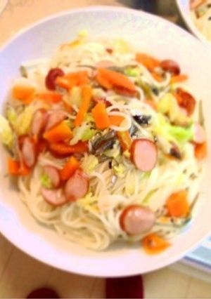 奄美の母の味　油そうめん-レシピのメイン写真