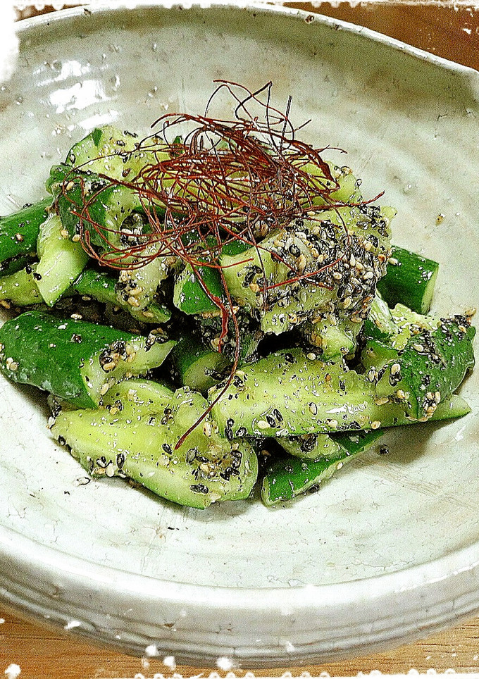 ごまごま白キムチ（きゅうり編）-レシピのメイン写真