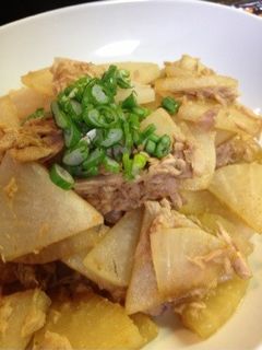 大根とツナの炒め物-レシピのメイン写真