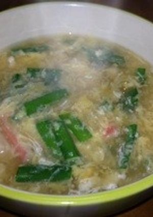 ニラと卵のふんわり中華スープ-レシピのメイン写真