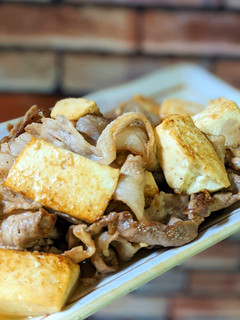さっと1品!豚肉と豆腐の炒め物-レシピのメイン写真