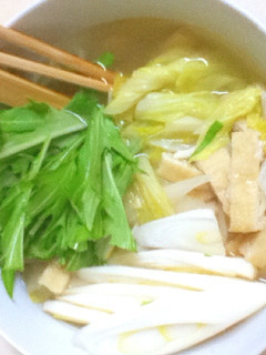 白菜たっぷり♡塩味うどん-レシピのメイン写真