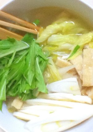 白菜たっぷり♡塩味うどん-レシピのメイン写真