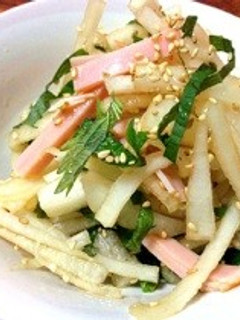 大根としそのサラダ-レシピのメイン写真