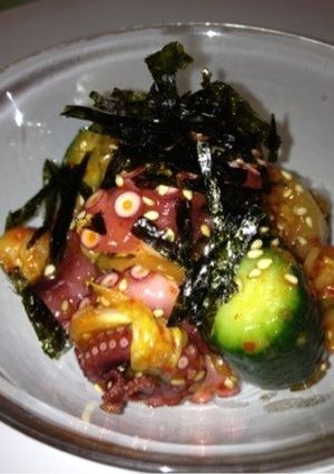 つまみに!ごま油香るタコとキムチの和え物-レシピのメイン写真