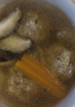 ふわふわ肉だんごのスープ-レシピのメイン写真