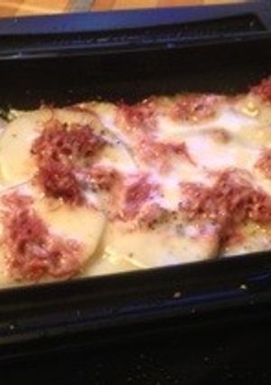 ルクエでとろ〜りコンビーフポテト-レシピのメイン写真
