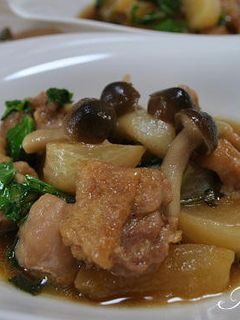 鶏肉とカブの煮物-レシピのメイン写真