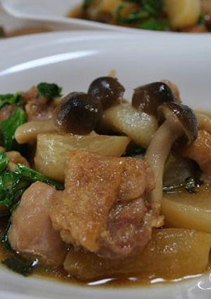 鶏肉とカブの煮物-レシピのメイン写真